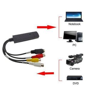USB2.0 Audio Video Capture Card AdapterConverter Adapter For Win7/8/XP/Vista with USB Cable..