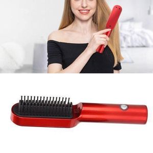 Dual-Function Hot Air Styling Brush & Straightener