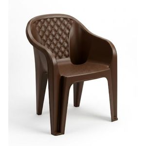 Plastic chair 1pc Plastic chair 1pc - Brown