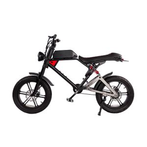 T8 Electric City Bike-Black.