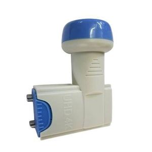 Universal Twin LNB For Satellite Dish 2 Way -White