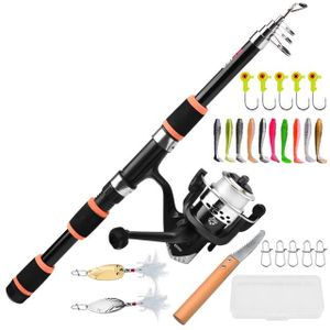 Portable Child Fishing Set Ice Fishing Combos With 1.2m Suit For