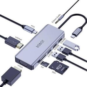 Robot USB-C hub Adapter 9-in-1