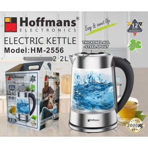 Hoffmans HM-2556. Transparent Electric kettle 2.2L