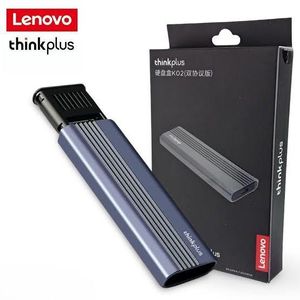 Lenovo Original Thinkplus dual protocol USB Type C to C-A Cable M2 SSD Adapter Casing, NVME SATA PCIe USB 3.2 (10 Gbps) Enclosure with Aluminum Heatsink Enclosure