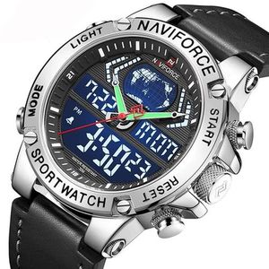 Shop Waterproof Mens Leather Strapped Watch Black Silver Jumia Uganda
