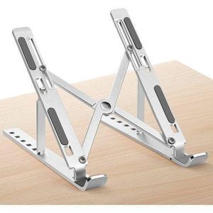 Portable Laptop Stand, Aluminum Alloy, Adjustable Laptop Stand for Desk Compatible with 10-16 inch Laptop and Tablets, such as MacBook Air, Pro, iPad Air, Pro, HP, Lenovo ThinkPad, Dell, Acer