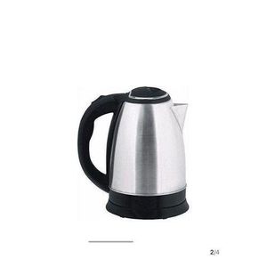 Scarlet Top Electric 3 Plug Pins Pacolater Heat Kettle Steel 2L - Silver