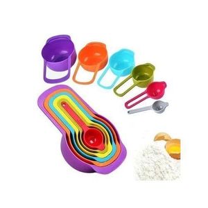 6-Piece Multicolor Measuring Spoons Set