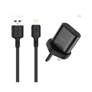 Oraimo OCW-U66S + L53 iPhone Charger Black 