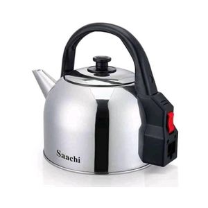 Saachi 3L Cordless Stainless Steel Electric Kettle - Silver
