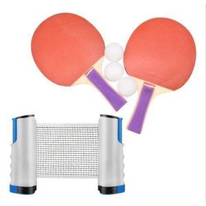Table Tennis Racket Set - Multi-Color.