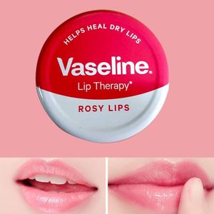 Vaseline Lip Therapy Rosy Lips Tin – Tinted Jelly Lip Balm for Dry, Chapped Lips