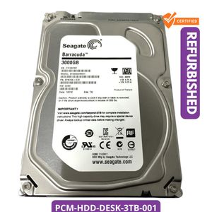 Universal 3TB Internal Desktop Hard Drive 3.5-Inch SATA HDD for PC Storage & Backup - Refurbished