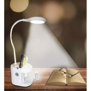 Touch On/Off Switch LED Desk Lamp/Student Study Reading/Learning Dimmer/Brightener Rechargeable Led Table Lamps . (Touch +Pen + Mobile Stand - multi colour