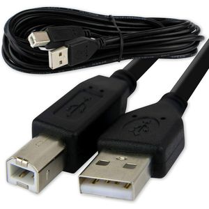 1.5M Printer Cable High Speed, USB (a-b) 1.5 Metre Premium Quality For All Printer Models