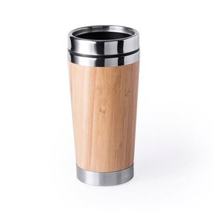Bamboo coffee travel mug
