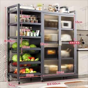 Movable kitchen rack/ movable pantry