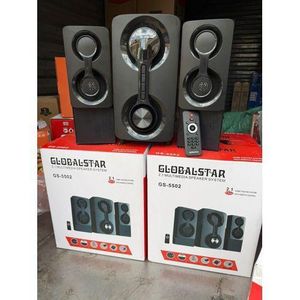 Globalstar GS-5502 2.1 CH Hifi Enabled Home Speaker System – Black