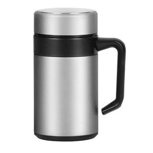 450ml stainless steel vacuum insulation travel mug or office flask. 