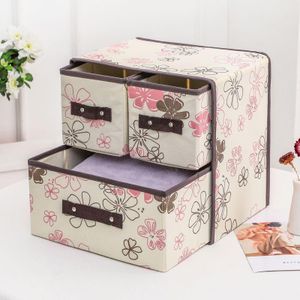 Foldable 2 Layer Drawer Type For Accessories Underwear