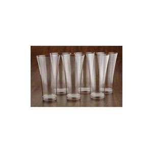 Glass   6 Piece set of Clear Long Cocktail Juice Glasses