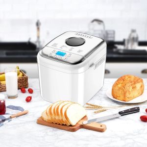 Dsp  Bread Maker  600W, bread maker machine with Low-Noise Motor, 19 Programs, LCD Screen, Crust, 500g/750g/1000g Capacity, Stainless Steel Lid, Non-Stick...