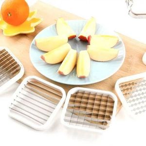 Multi-Function Stainless Steel Vegetable and Fruit Chopper with Interchangeable Blades