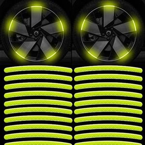 Reflective Stickers for Electric Scooter, Waterproof Night Reflective Film Sticker Fluorescent , Scooter Motorcycle Fluorescent Decal Pedal Stickers
