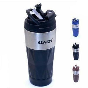 Always 600ml Tumbler Thermos Mug with Lid Stainless Steel Vacuum Insulation Double Wall Travel Office Car Thermos Mug Durable Insulation Coffee Cup