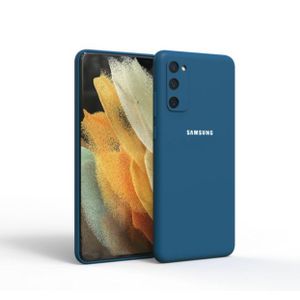 Back Cover Case for Samsung Galaxy S20 FE ,S20 FE 5G  Slim Fit Protective Design Ultra Matte Finish Camera Protection Soft Silicon Back Cover for Samsung S20 FE (TPU  Blue)