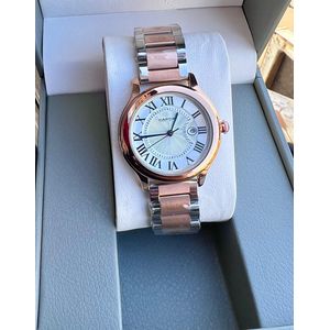 Fashion Collections Ladies wrist watch rose gold with a date 