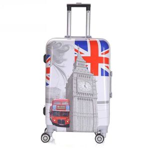 New cute Travel Suitcase-White