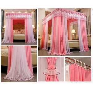 Genetic All Pink 4 Stand Curtain Mosquito Net. pink