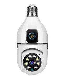 Dual lens WiFi bulb cameras 