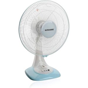 Sonashi Table Fan 16-Inch With High Velocity Performance-Multicolour