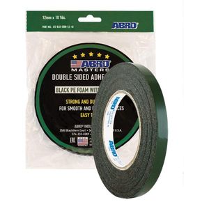 Double Sided Adhesive Tape featuring black PE foam and a green liner