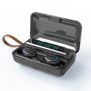 TWS Bluetooth 5.1 Earphone Earbuds 2000mAh Power - Black