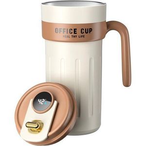 Coffee Travel Mug with Touch Screen Digital Temperature Display - Multicolor