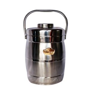 Aulun Stainless Steel Food Flask,  - Silver