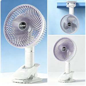 USB Rechargeable Portable Fan, Quiet Strong Airflow, 4-in-1 Hanging/Clip/Stand/Handheld Fan, Adjustable Height Compact Mini Fan for Bedroom, Dorm, Office, Camping & Outdoor Cooling