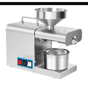 Other Edible Oil Press Machine Full Automatic Oil Extractor With Intelligent Temperature Control Stainless Steel Electric Oil Press Extractor Cold Hot Press Organic Oil Expeller For Commercial Home Kitchen For Nuts Walnut Linseed Almond Rapeseed Sesame- Silver