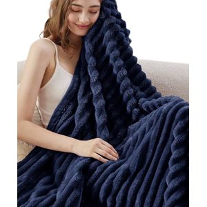 Fleece blanket blue