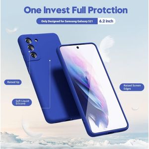 Samsung Galaxy Liquid Silicone Case for S21,S22,23,24 Silky-Soft Touch Full Body Phone Protection. 