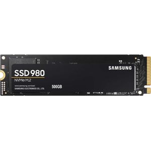 Samsung 980 SSD 500GB PCle 3.0x4, NVMe M.2 2280, Internal Solid State Drive, Storage for PC, Laptops, Gaming and More, HMB Technology, Intelligent Turbowrite, Speeds up-to 3,500MB/s, MZ-V8V500B/AM Visit the Electronics Store -Black