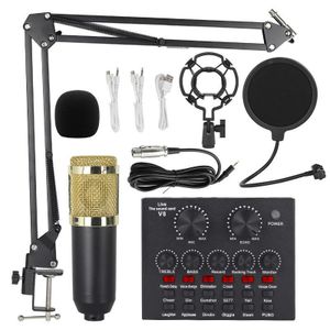 Podcast Equipment Bundle,Condenser Mic Recording Studio,Streaming Podcast Mic Starter Kit with Voice Changer, Live Sound Card Audio Interface for Computer Vlog Living for YouTube TikTok 