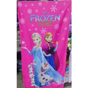 Cartoon Themed Kids Girls Bath Towels Beach Towels School Towels