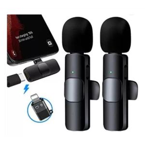 Share this product    K9 Wireless Lavalier Microphone Live Noise Canceling Microphone for Android & iPhone Live Recording Interview, Short Video Recording, Noise Reduction Microphone Recording Chargeable Handheld Microphone For Smartphone