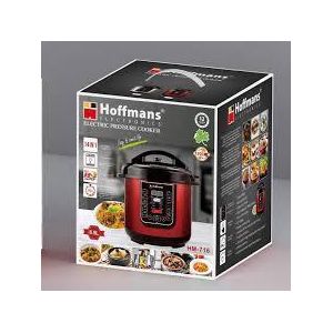 Hoffmans 6.5L Genuine 14 In 1 Digital Electric Pressure Cooker - Red, Silver