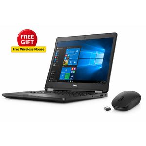 DELL  Latitude 5470 - Core i3 6th Gen - 8GB RAM - 256GB SSD - ( Comes with a Complementary Wireless Mouse ) - Business Laptop - Student Laptop - Laptop For Programming & Light Graphics - Refurbished Business Laptop